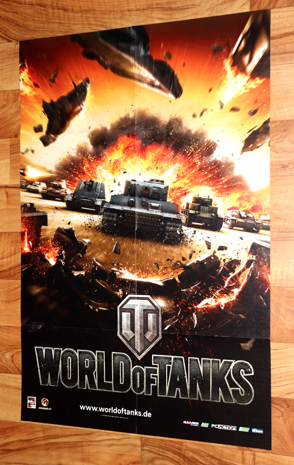 2011 World of Tanks Rare Poster 80x53cm