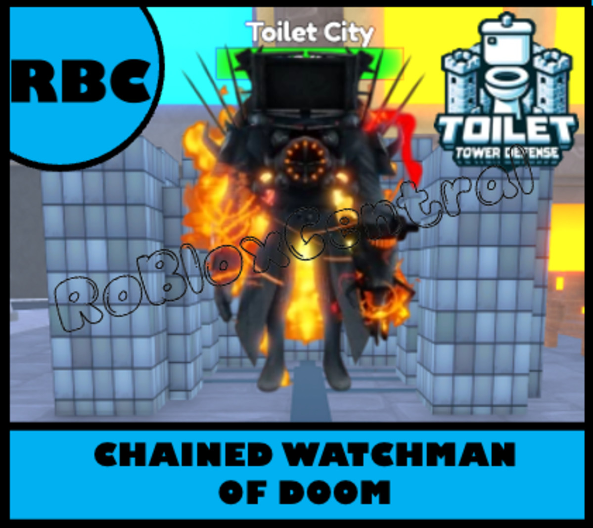 CHAINED WATCHMAN OF DOOM – CHEAP TOILET TOWER DEFENSE – TTD UNIT