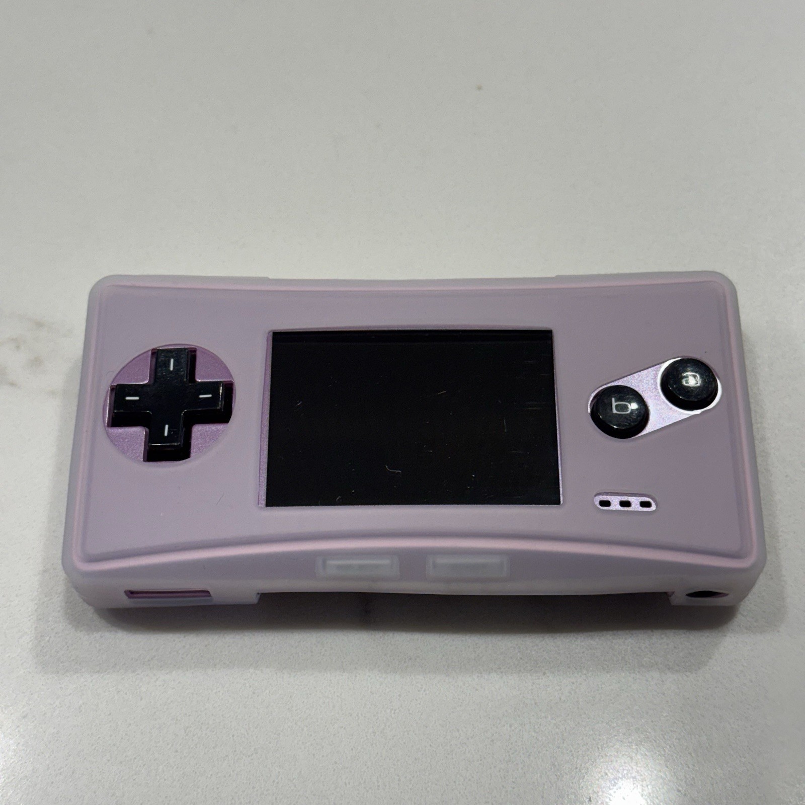 Nintendo Game Boy Micro OXY-001 Purple Console VGC Complete Box CIB OEM Charger