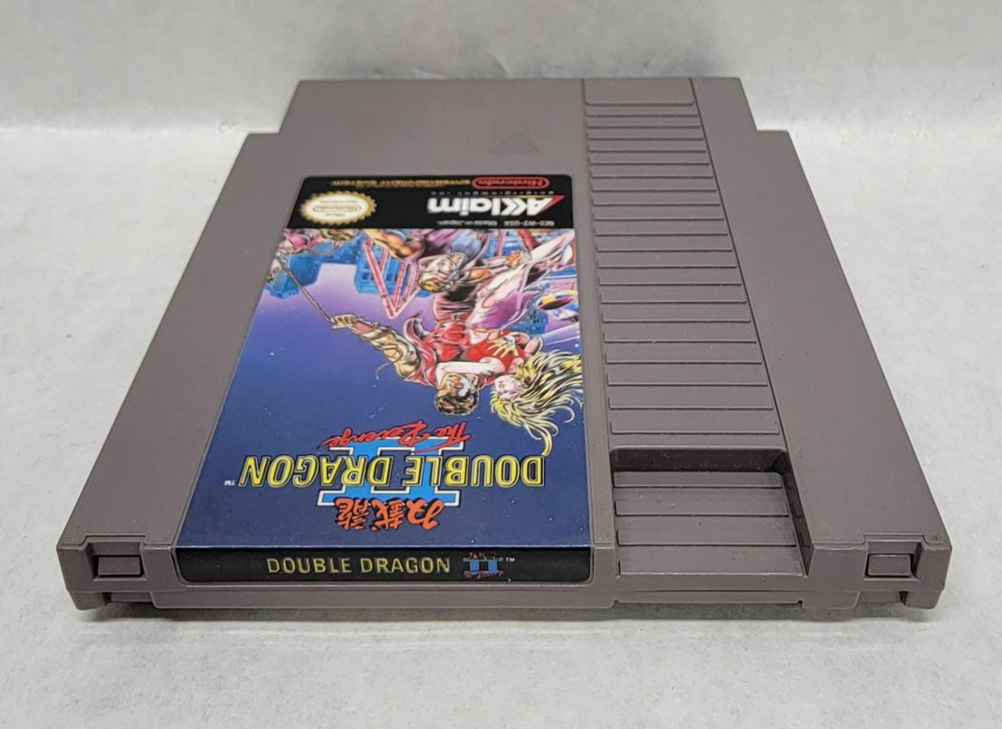 DOUBLE DRAGON II The Revenge – Nintendo NES – Game, Box, Sleeve, Poster & Foam