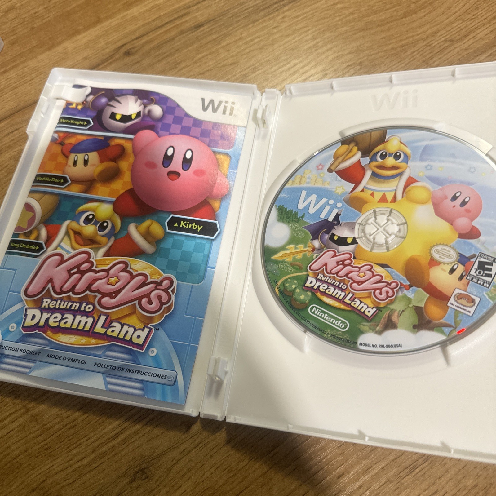 Kirby’s Return to Dream Land Wii CIB Complete Case Manual Tested & Working