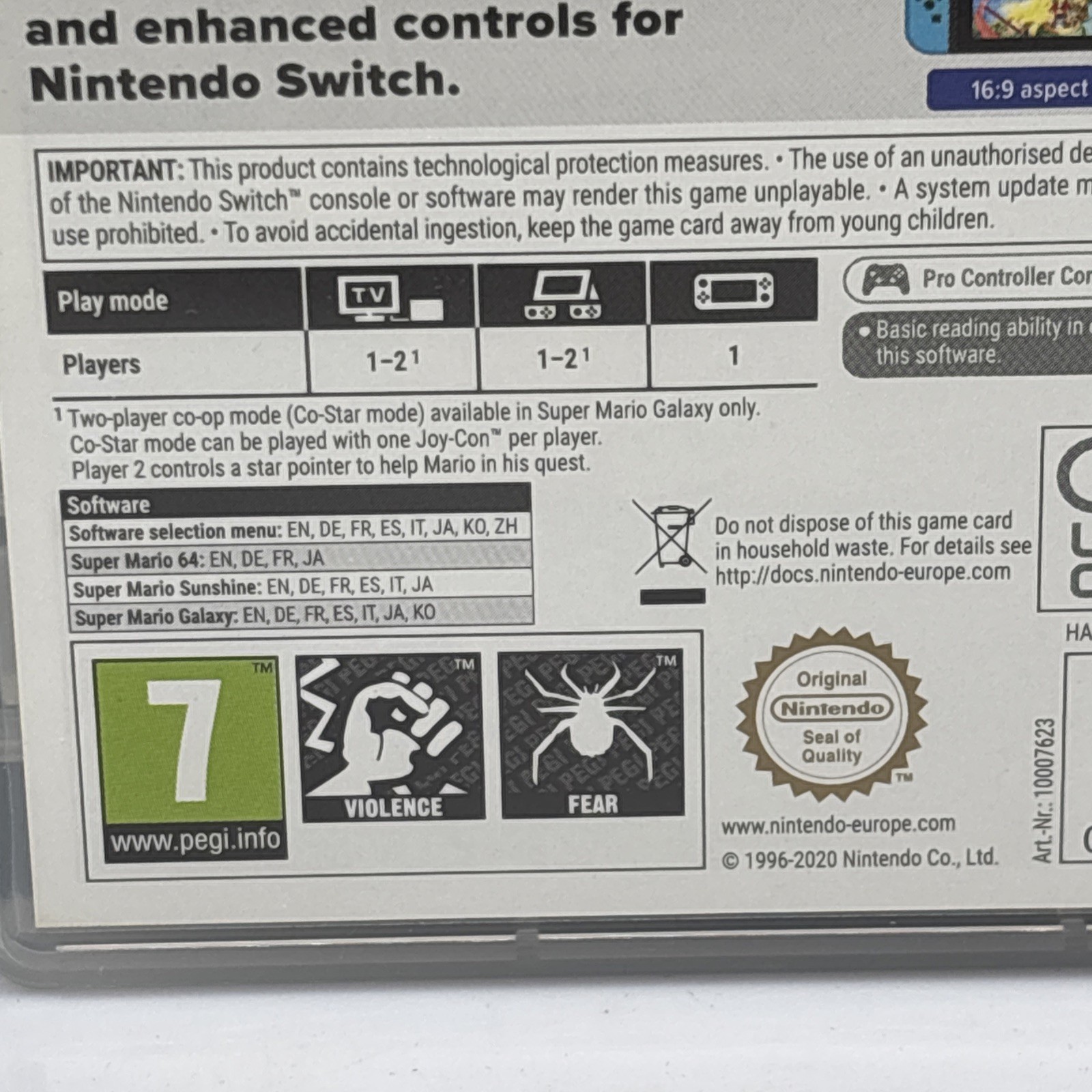 Nintendo Super Mario 3D All-Stars Nintendo Switch Multiplayer E NTSC-U/C Super …