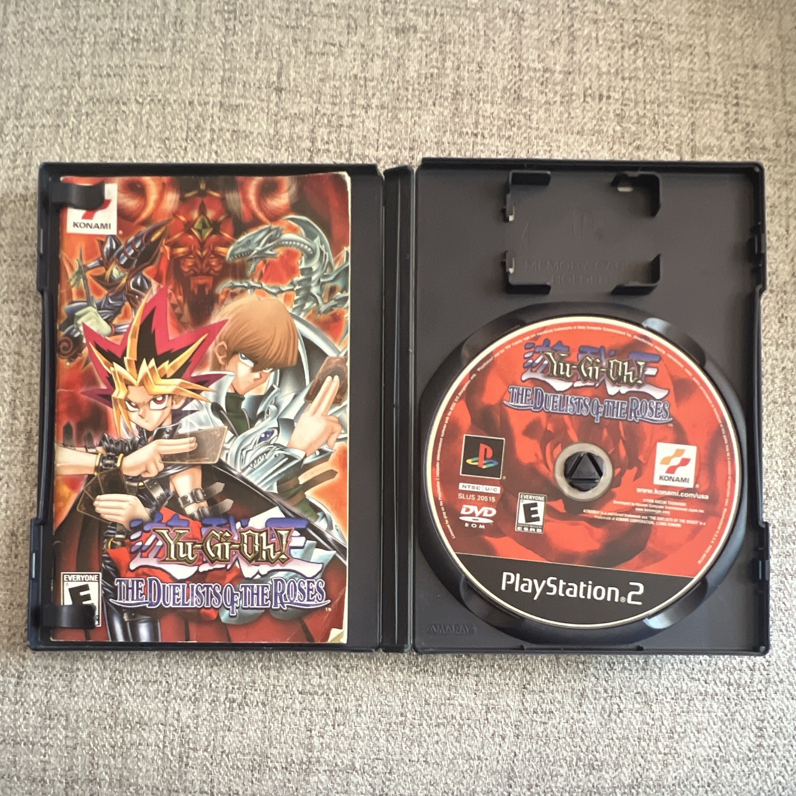 Konami Yu-Gi-Oh! The Duelists of the Roses PS2 Manual Included NTSC-U/C