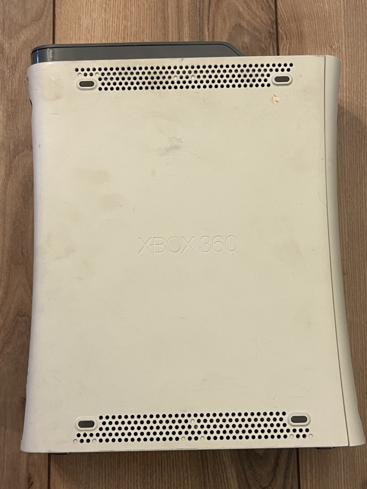 Xbox 360 Fat 60GB Console For Parts Or Fix Powers On Bad Disc White