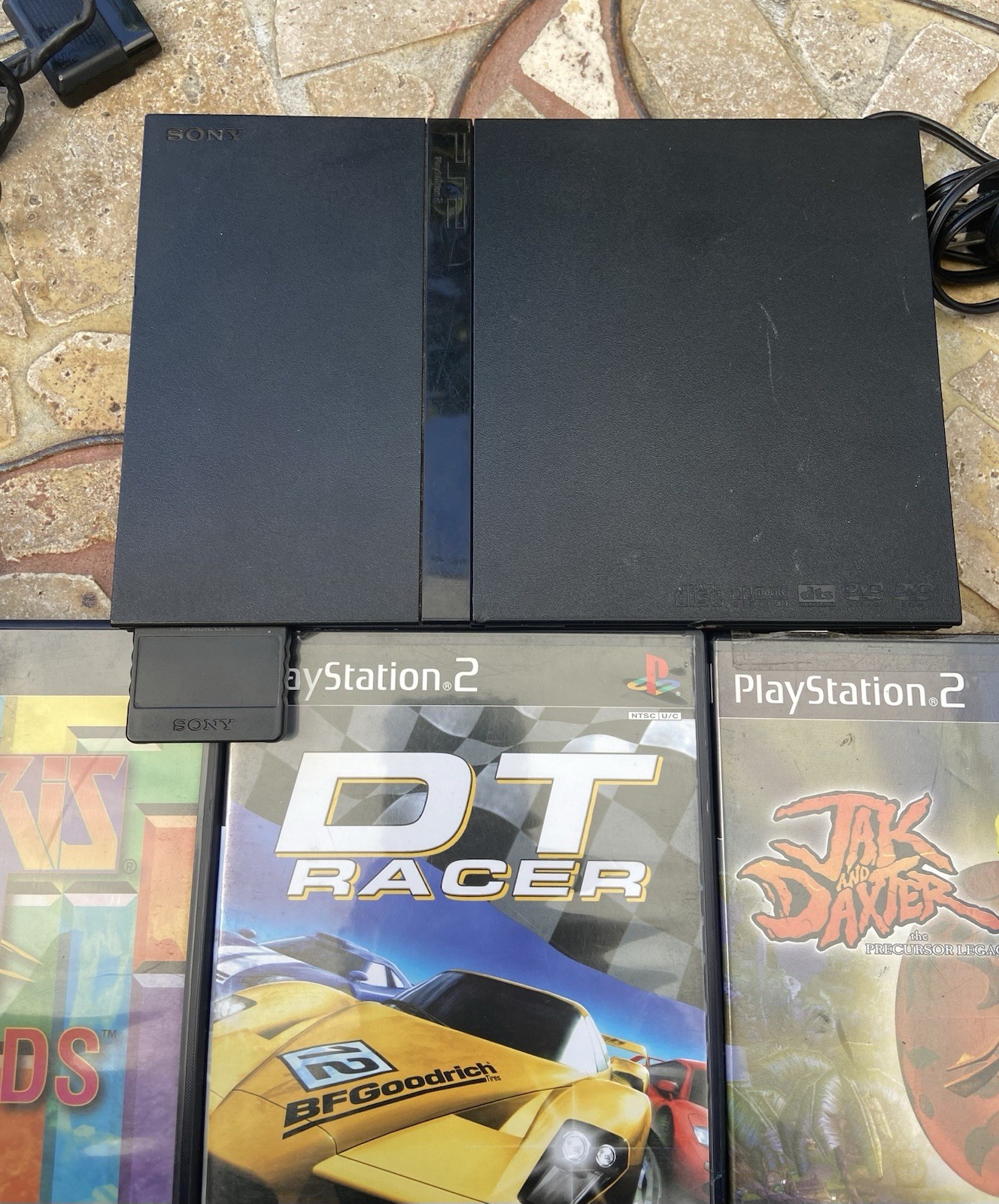 Sony PlayStation 2 PS2 Console Bundle w/ 13 Games, Controller & Cables TESTED