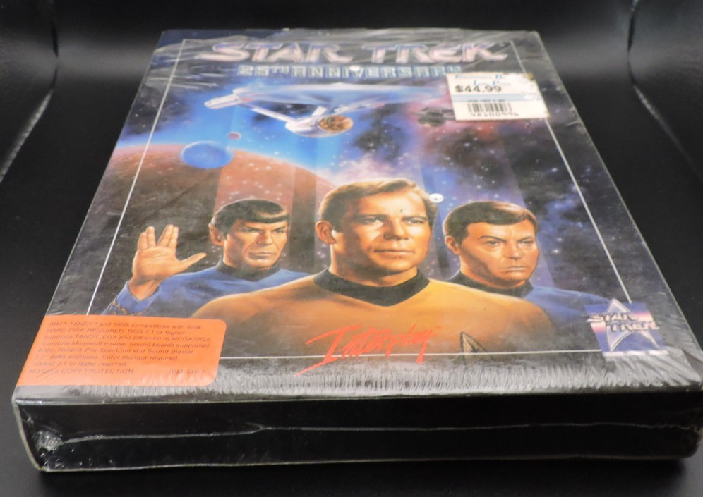 Star Trek 25th Anniversary PC Game – 1991 3.5” Disks NEW SEALED EXCELLENT COND