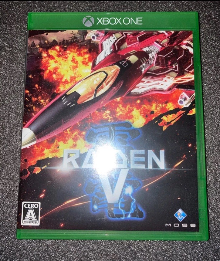 Raiden V First Production Limited Rare Xbox One Japan Ver. Complete Tested