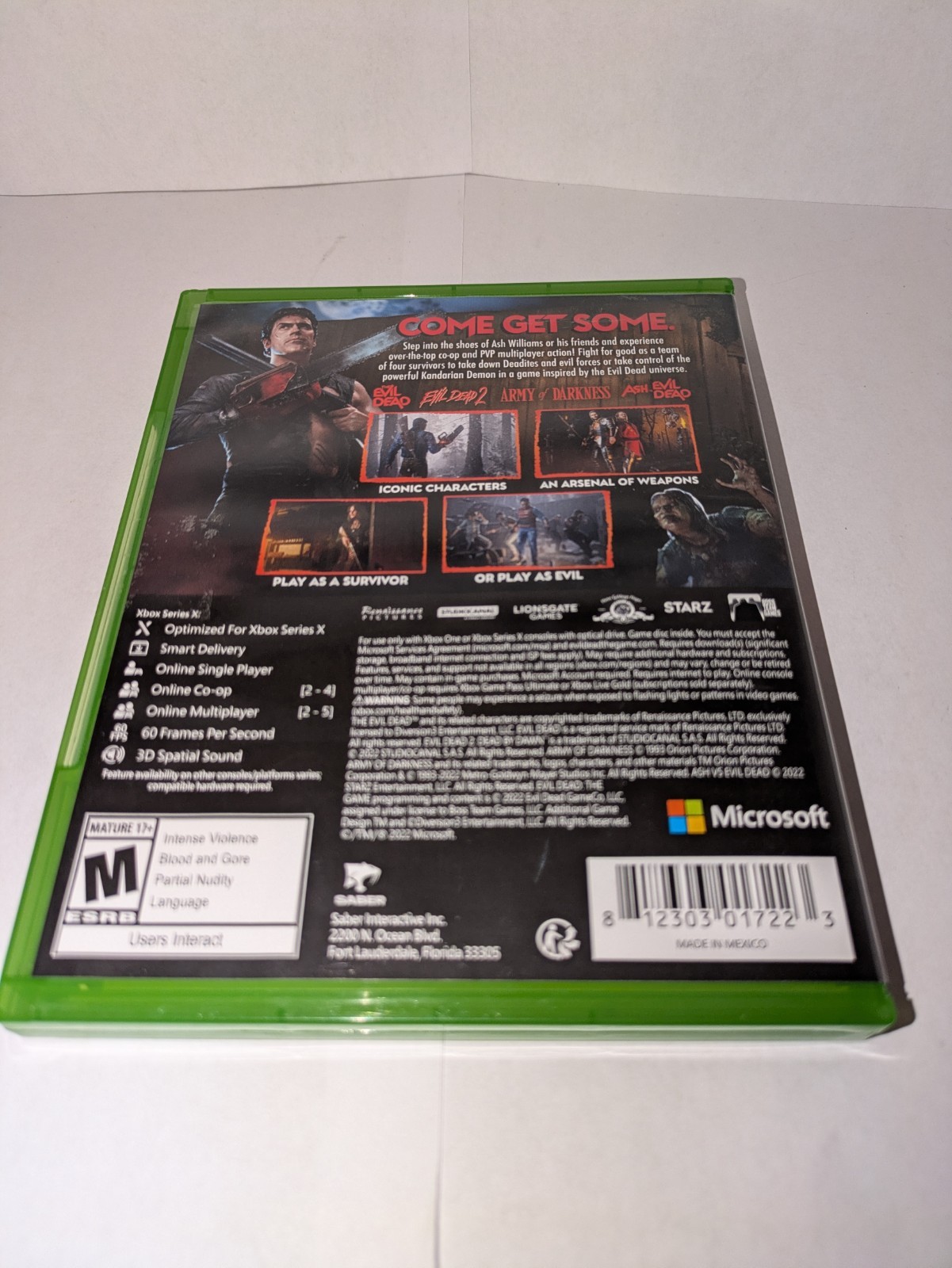 Saber Evil Dead: The Game Xbox Series X|S/Xbox One (2022) M NTSC Online