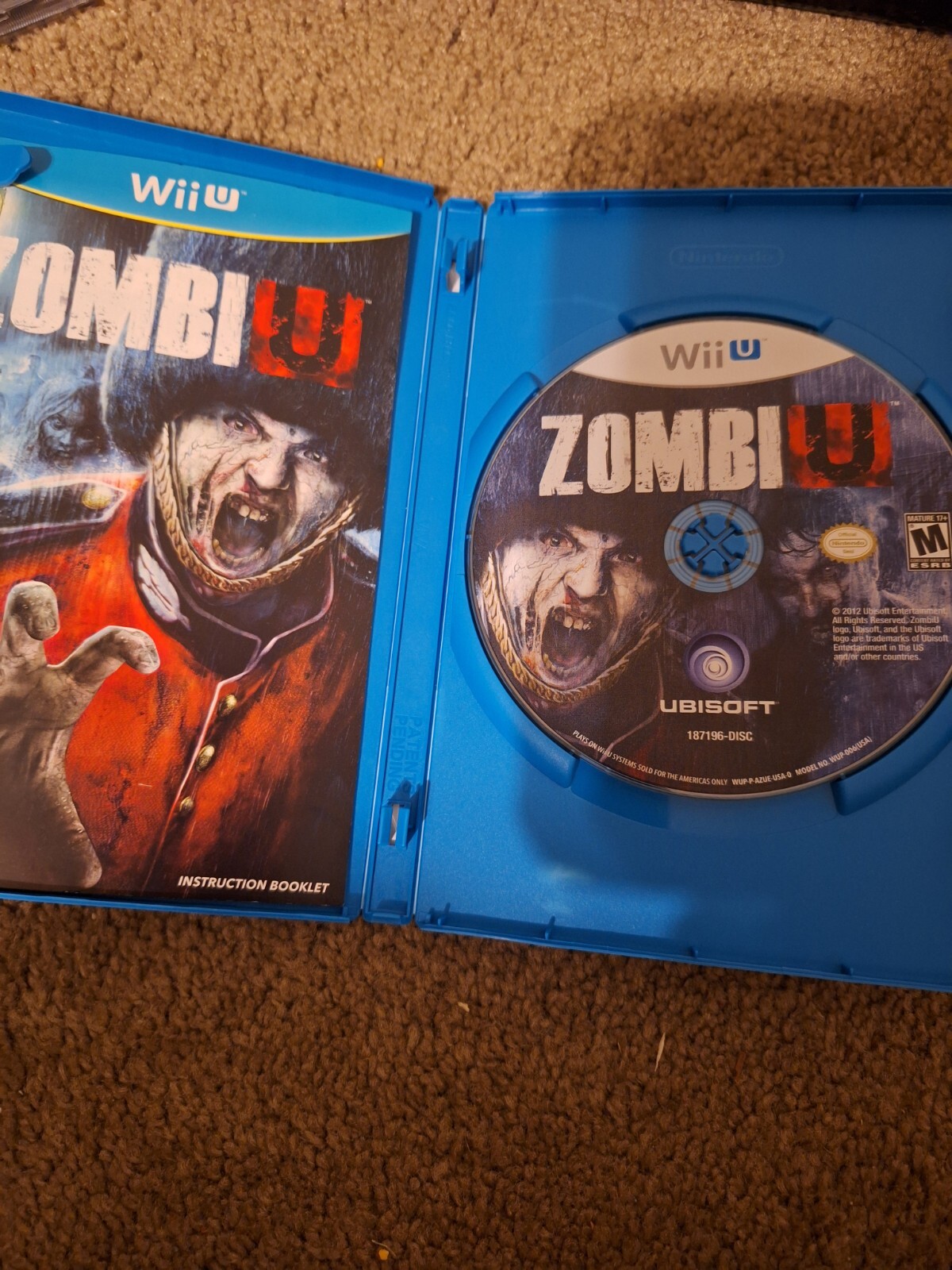 Authentic And Tested ZombiU Complete In Box (Nintendo Wii U, 2012)