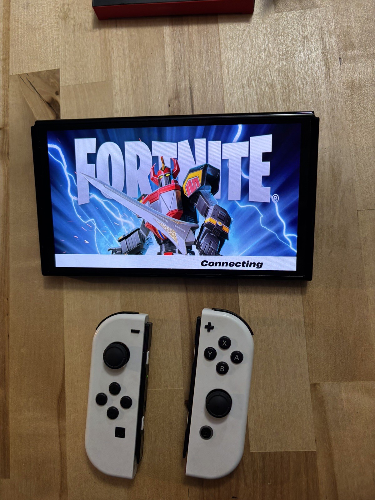 Nintendo Switch OLED Model 64GB White No Dock w/ Charger + protector TMR sticks