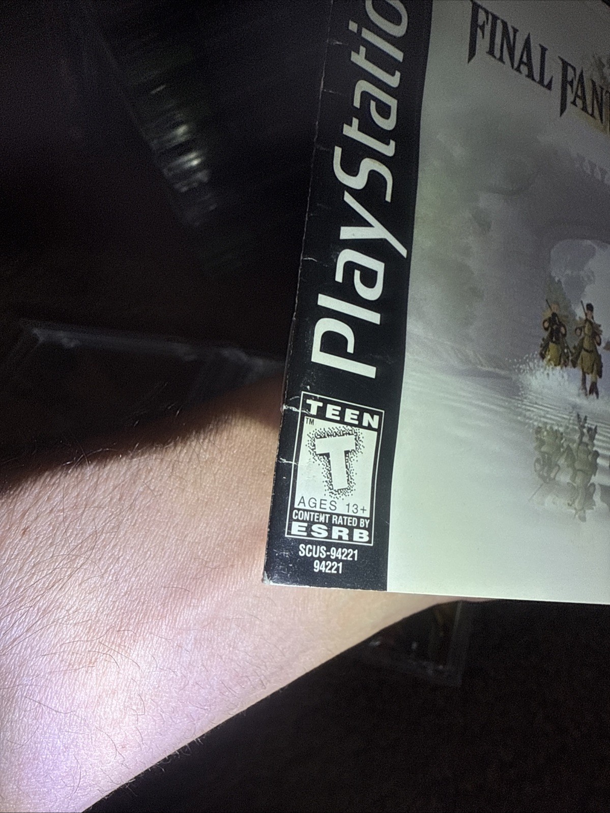 Final Fantasy Tactics PS1 PlayStation 1 Complete Manual Near MINT condition Disc
