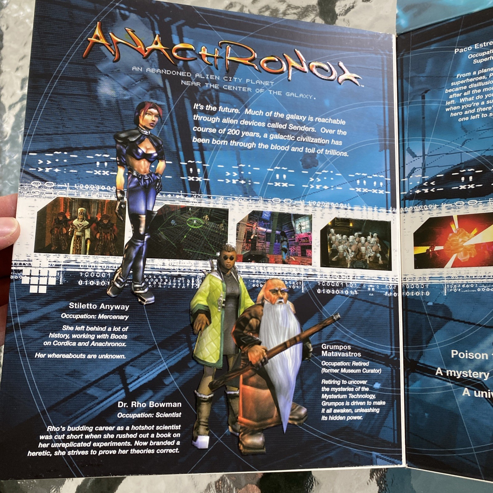 Anachronox – Big Box – PC Game – Complete CIB – 2001 – EIDOS