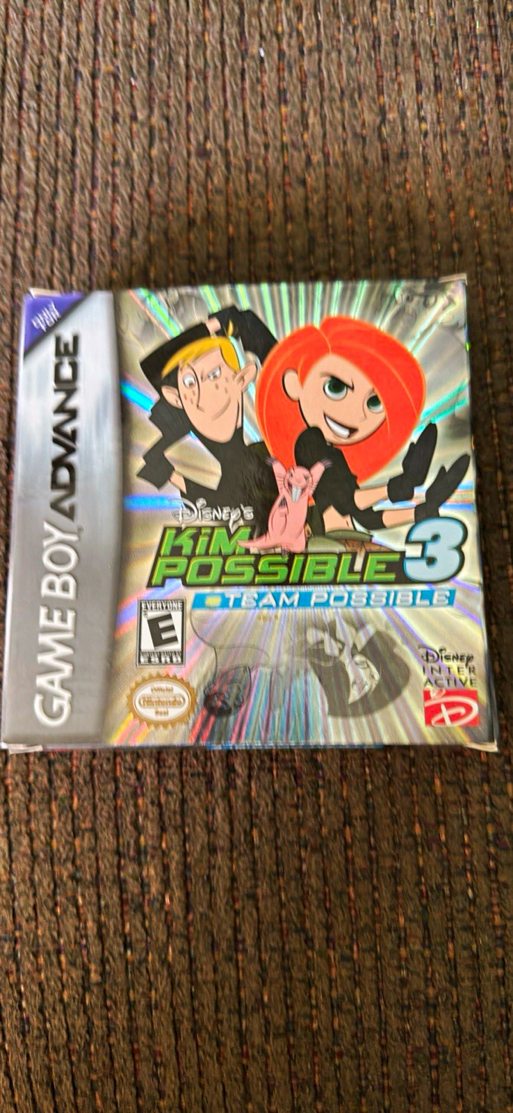 Disney’s Kim Possible 3: Team Possible Nintendo GBA w/ Box Disney Interactive E