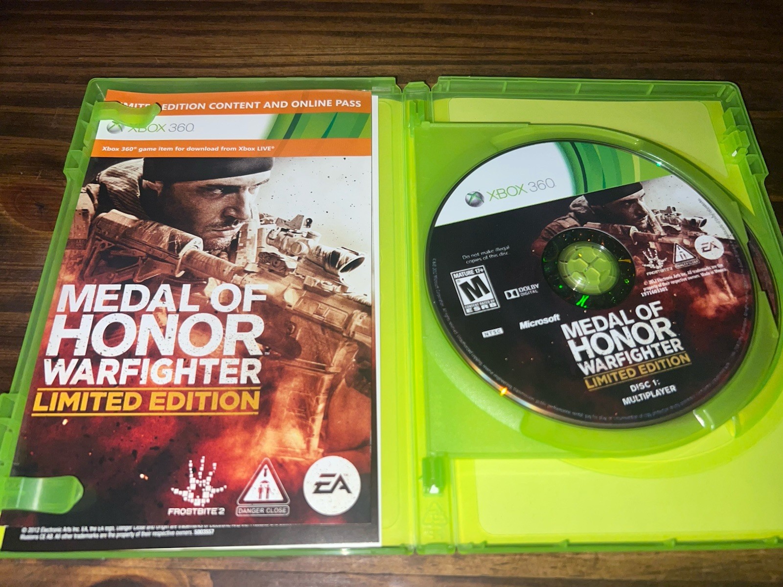 Medal Of Honor Warfighter Limited Edition Xbox 360