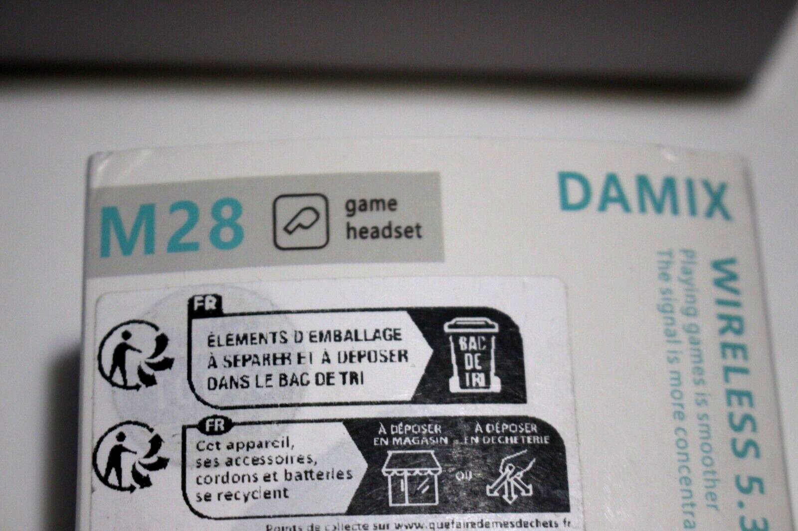 DAMIX M28 GAME HEADSET 2 POWERFUL MODES 5V 5W BLUETOOTH 5.3