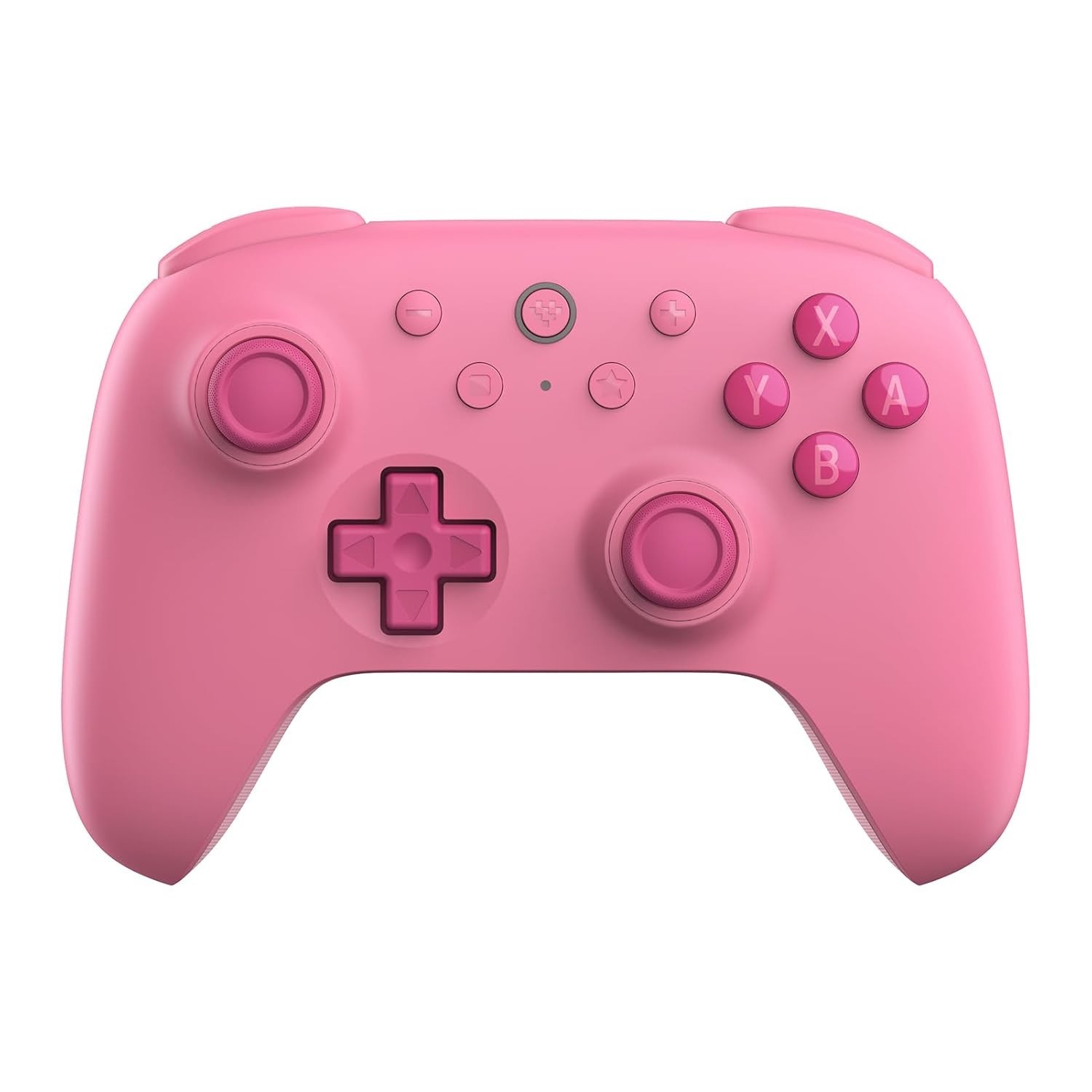 Battery-Powered Pink Game Controller with Custom Mapping for Nintendo Switch 2