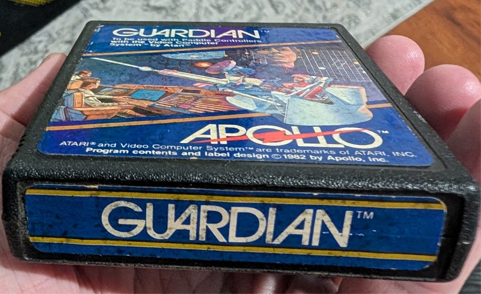 Guardian (1982) – Apollo, Atari 2600, Authentic, Tested, Cartridge Only