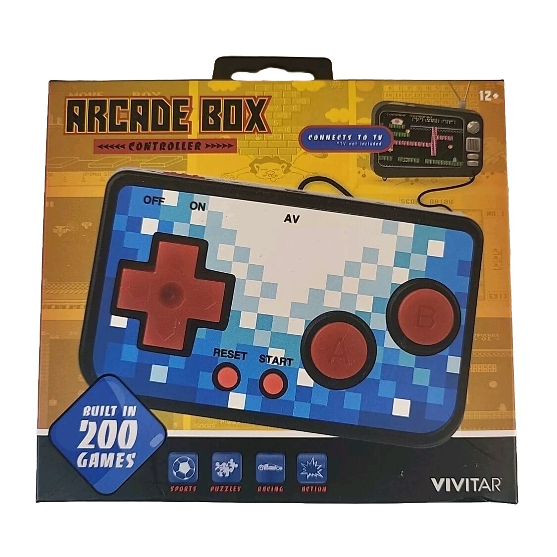 RETRO ACADE 200 BUILT IN GAMES CONTROLLER – CONNECT TO TV OR MONITOR A53