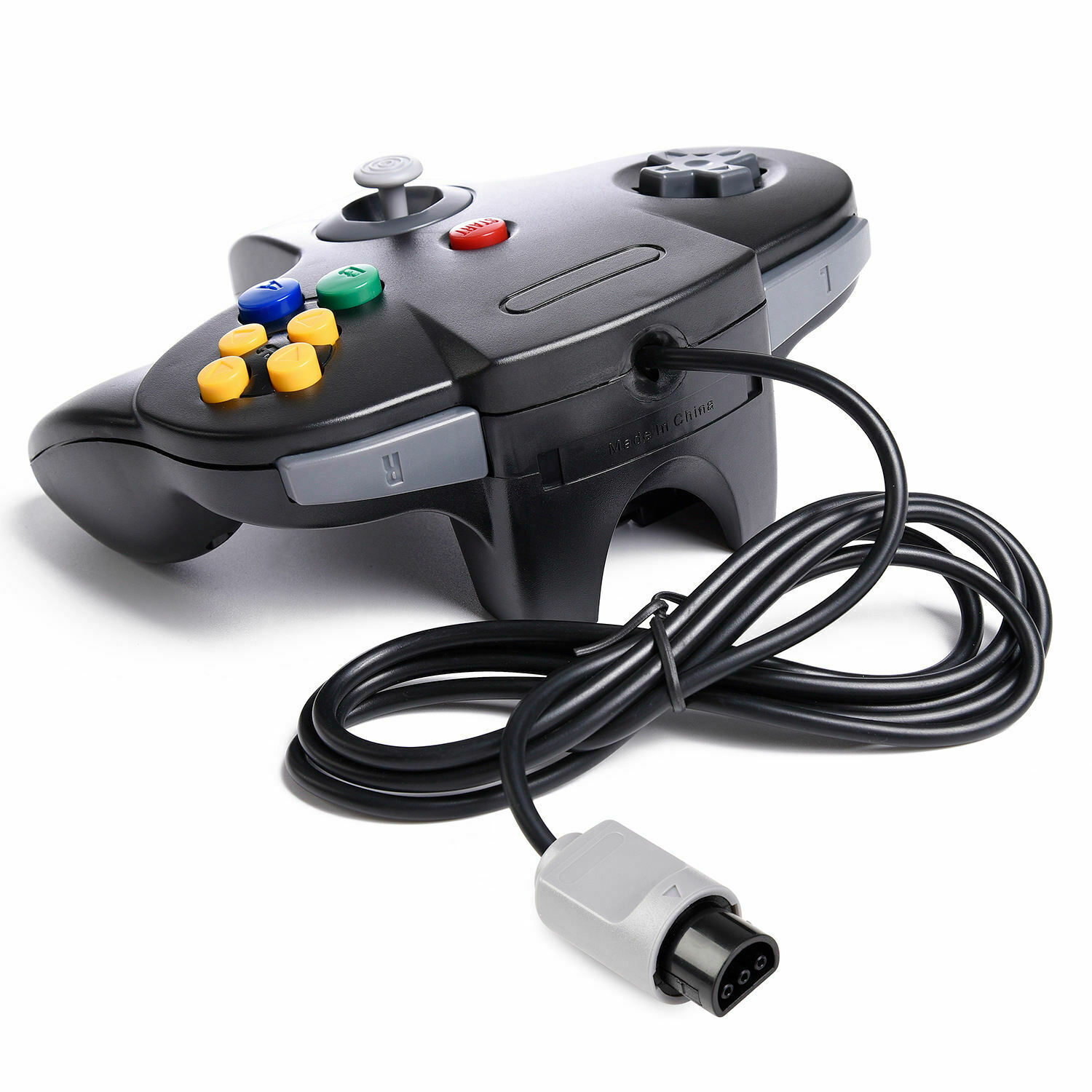 Wired N64 Controller Compatible With Nintendo 64 Joystick Video Game Console