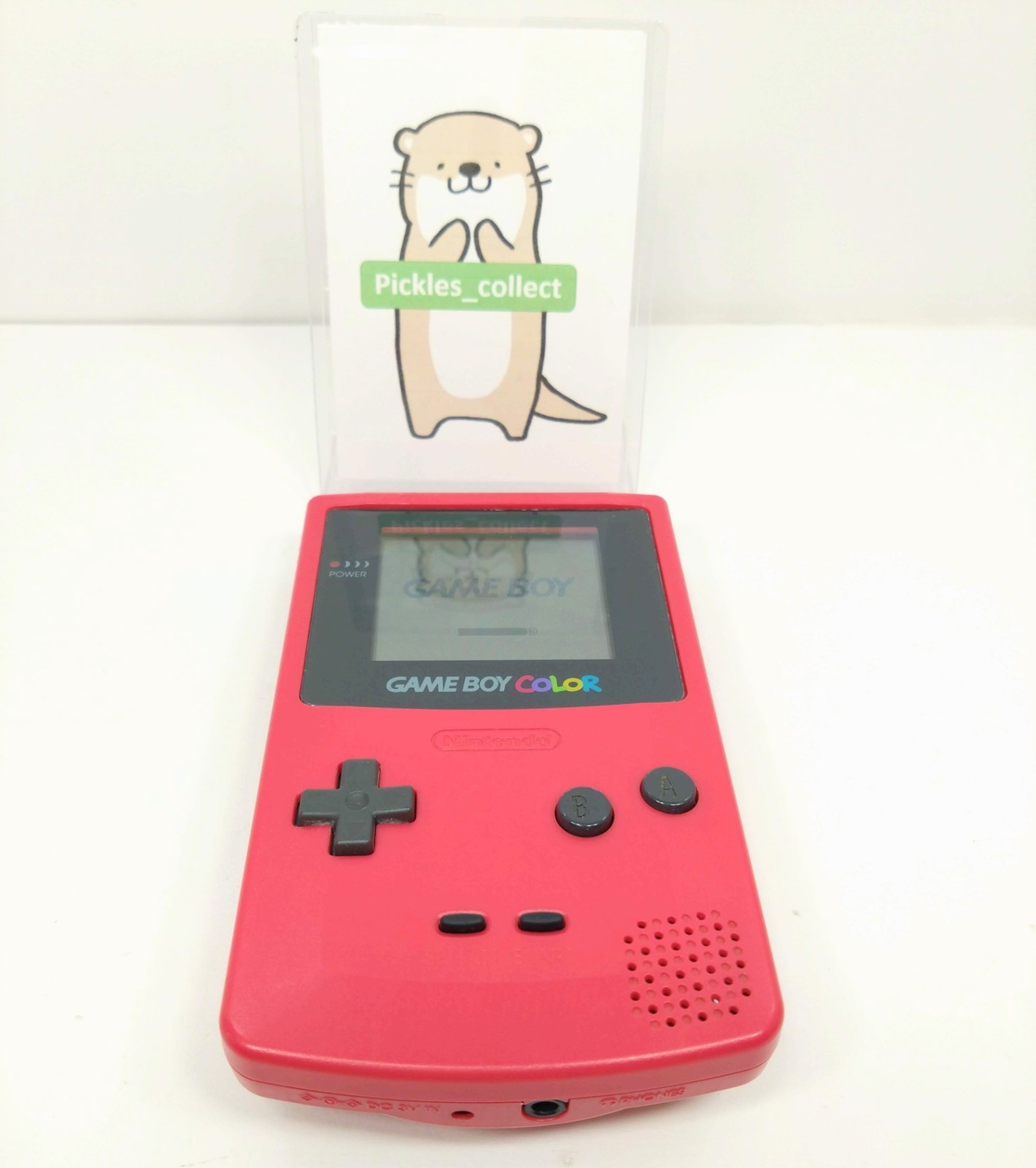 Nintendo CGB-001 Game Boy Color Red Console only Tested GB GBC 0506F