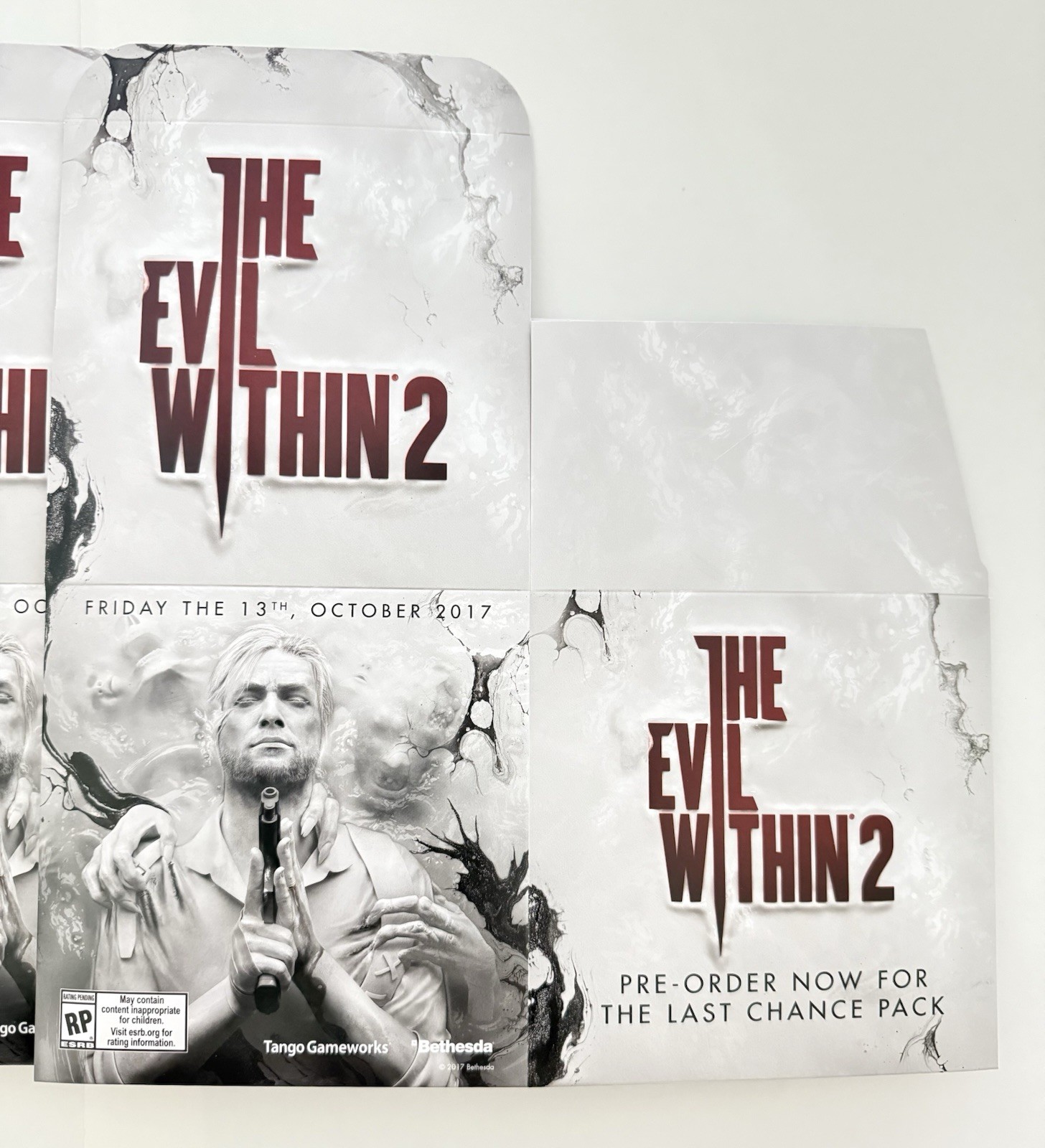 The Evil Within 2 Launch Kit and Standup Display Rare GameStop Exclusive /4500