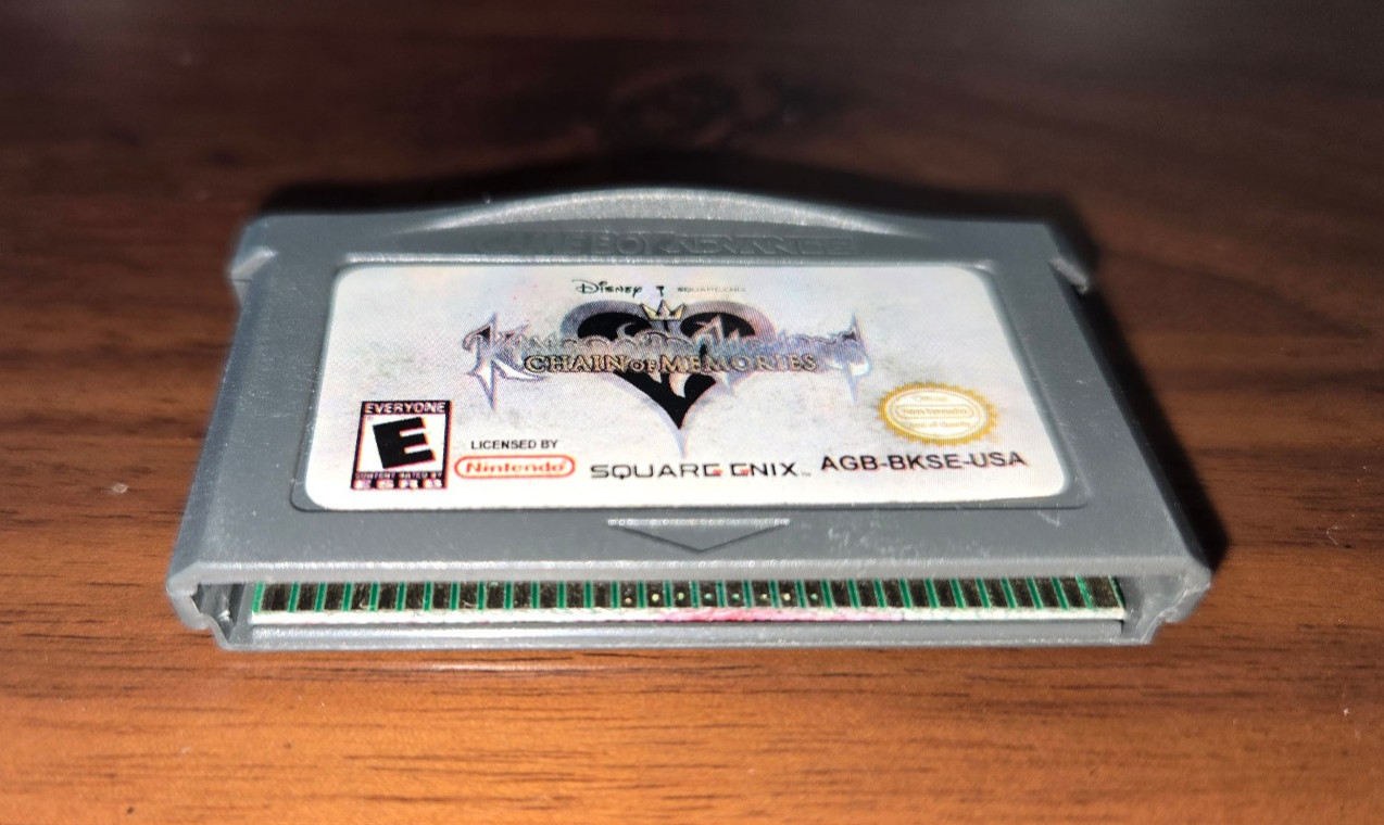 Kingdom Hearts: Chain of Memories GBA Game Boy Advance + Original Box, No Manual