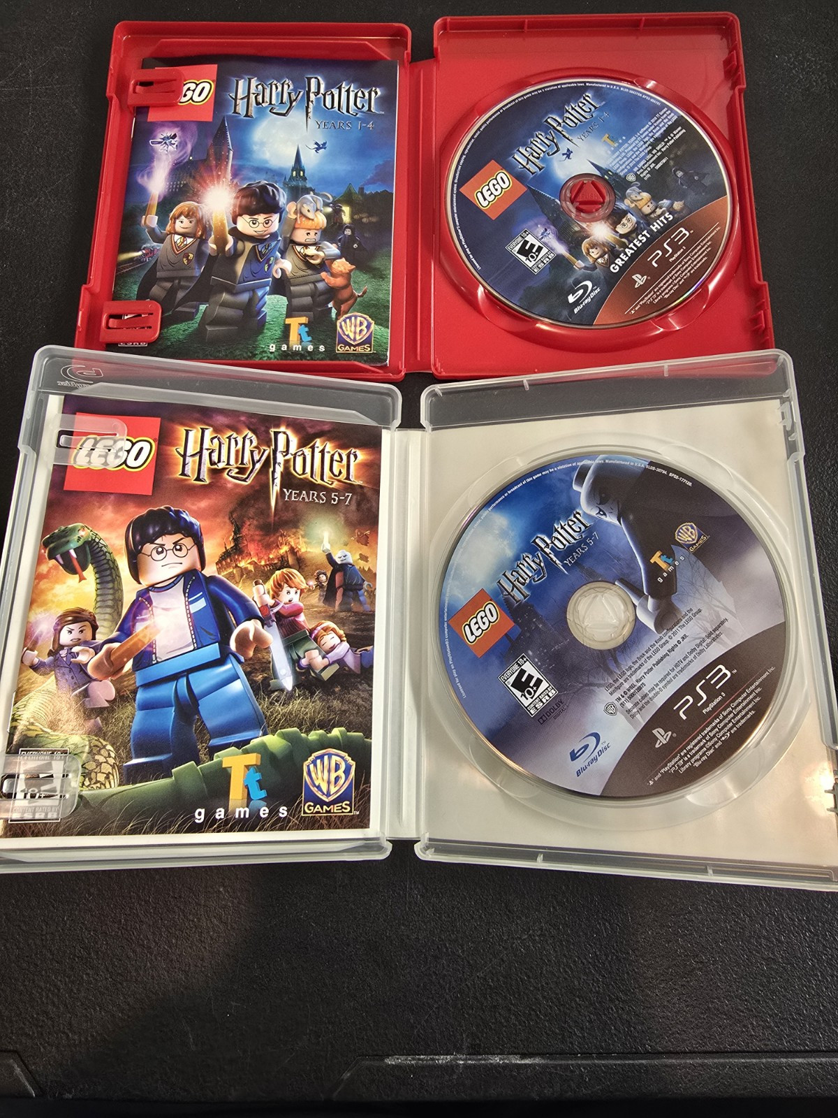 PS3 Harry Potter Years 1-4 & Harry Potter 5-7 Lego PlayStation video game lot