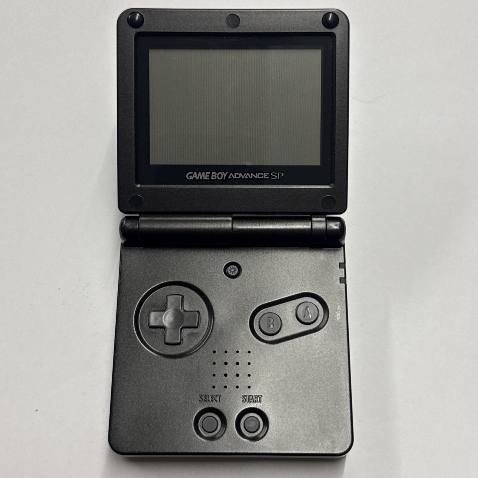 GBA – Nintendo GameBoy Advance SP Handheld Console – Onyx Black Tested #2940