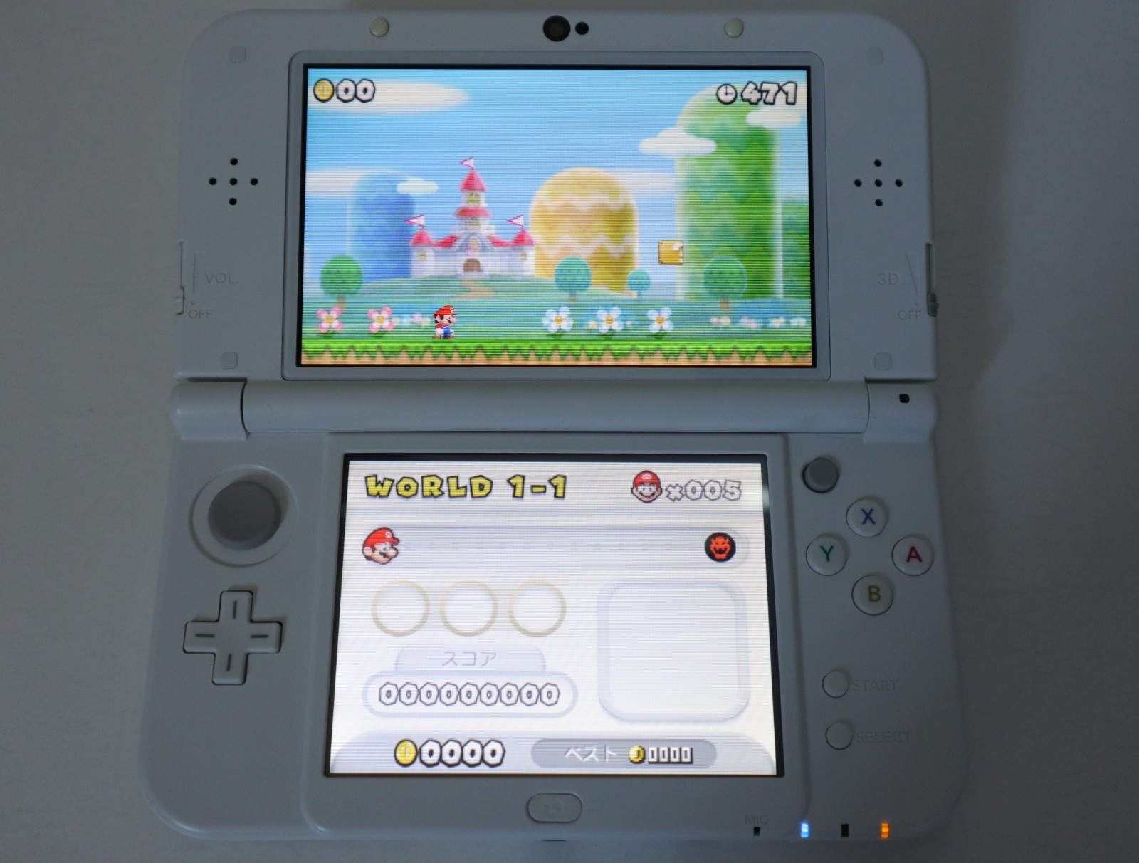 New Nintendo 3DS XL LL Console Pearl White Near Mint / Region Free