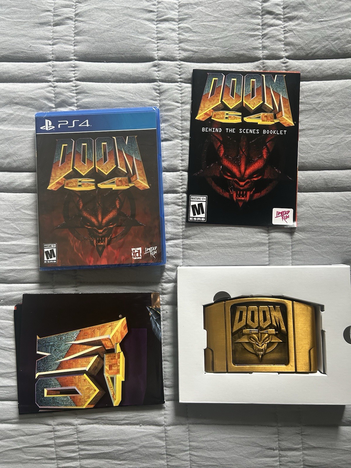 Bethesda DOOM 64 Limited Run for PS4, near mint, not sealed (Doom Series)