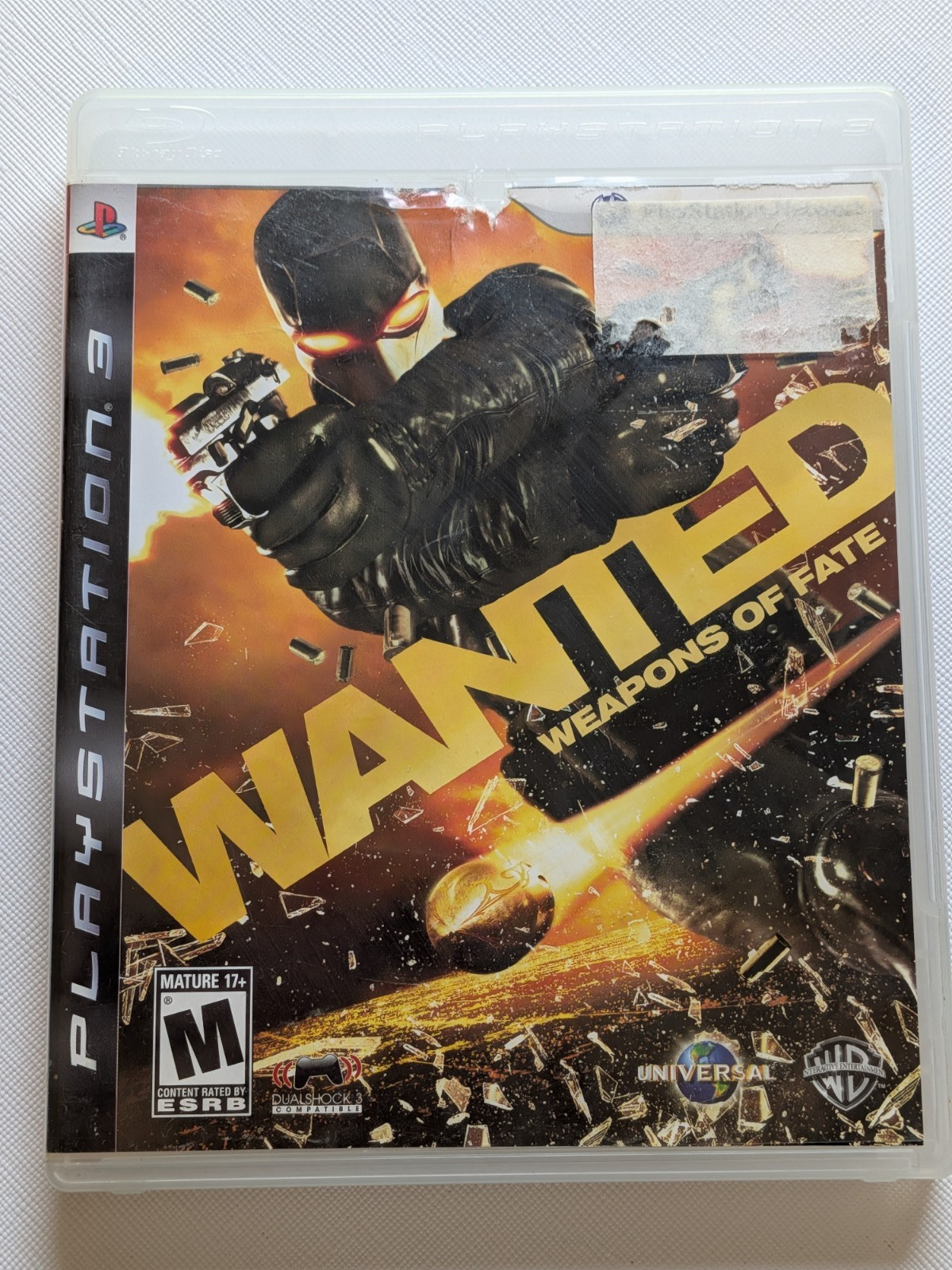 Wanted: Weapons of Fate (Sony PlayStation 3, 2009) Damaged Artwork – Tested