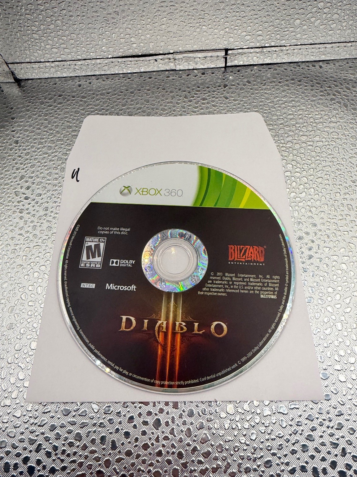 Diablo III Xbox 360 Video Game Blizzard Action RPG Hack and Slash Multiplayer