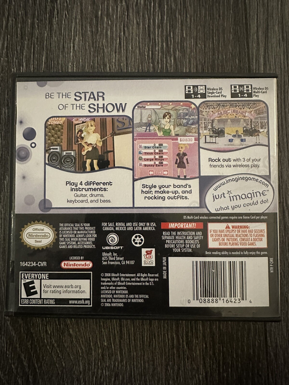 Imagine: Rock Star (Nintendo DS, 2008)