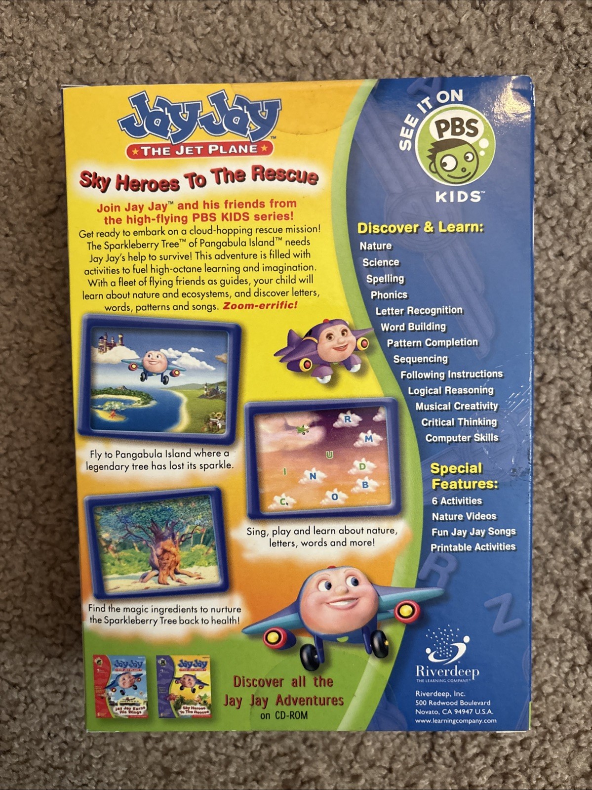 Jay Jay the Jet Plane Sky Heroes to the Rescue PC CD-ROM / MAC Brand New Sealed