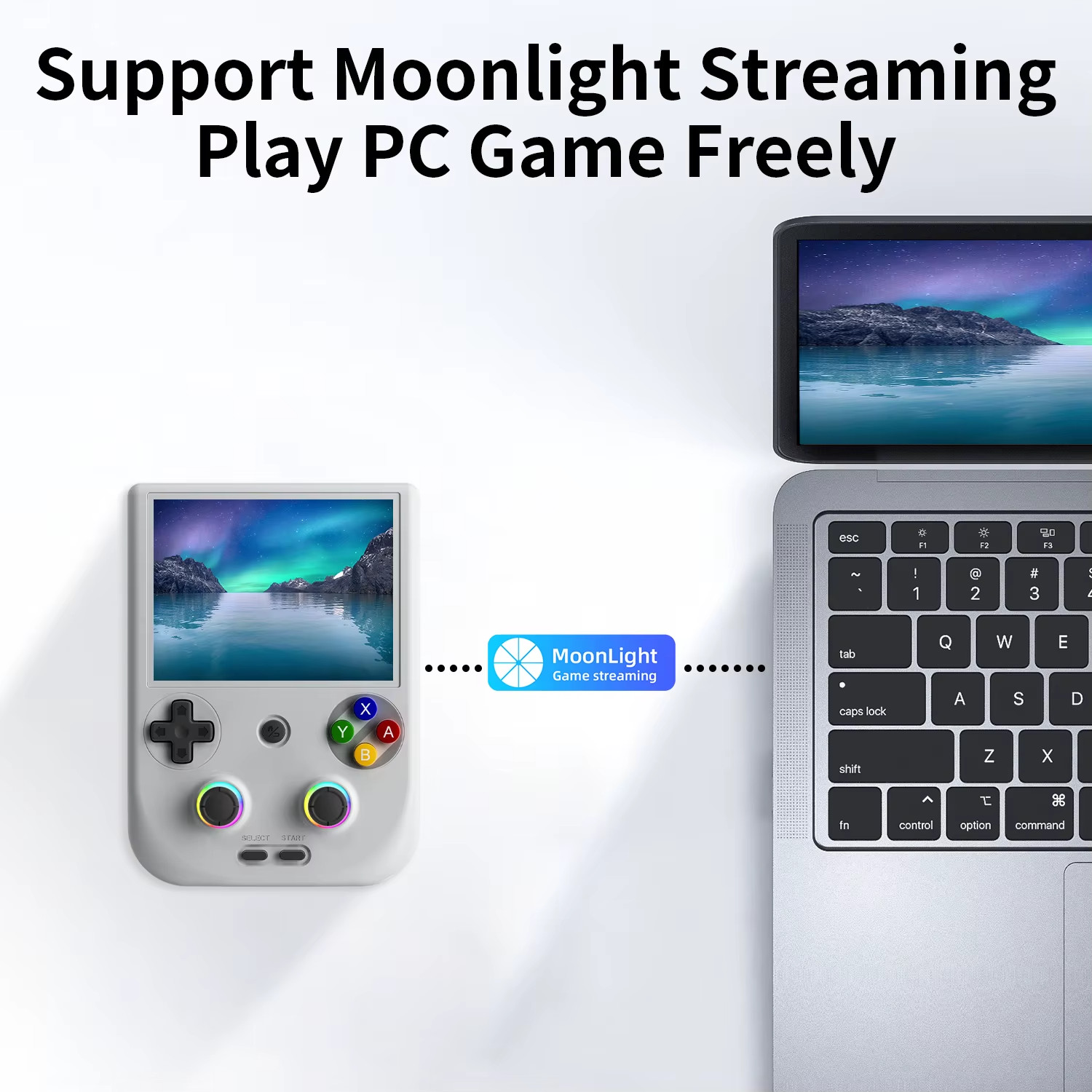 ANBERNIC RG406V Handheld Game Console Android13 4″ IPS 128GB 5G WiFi BT HDMI