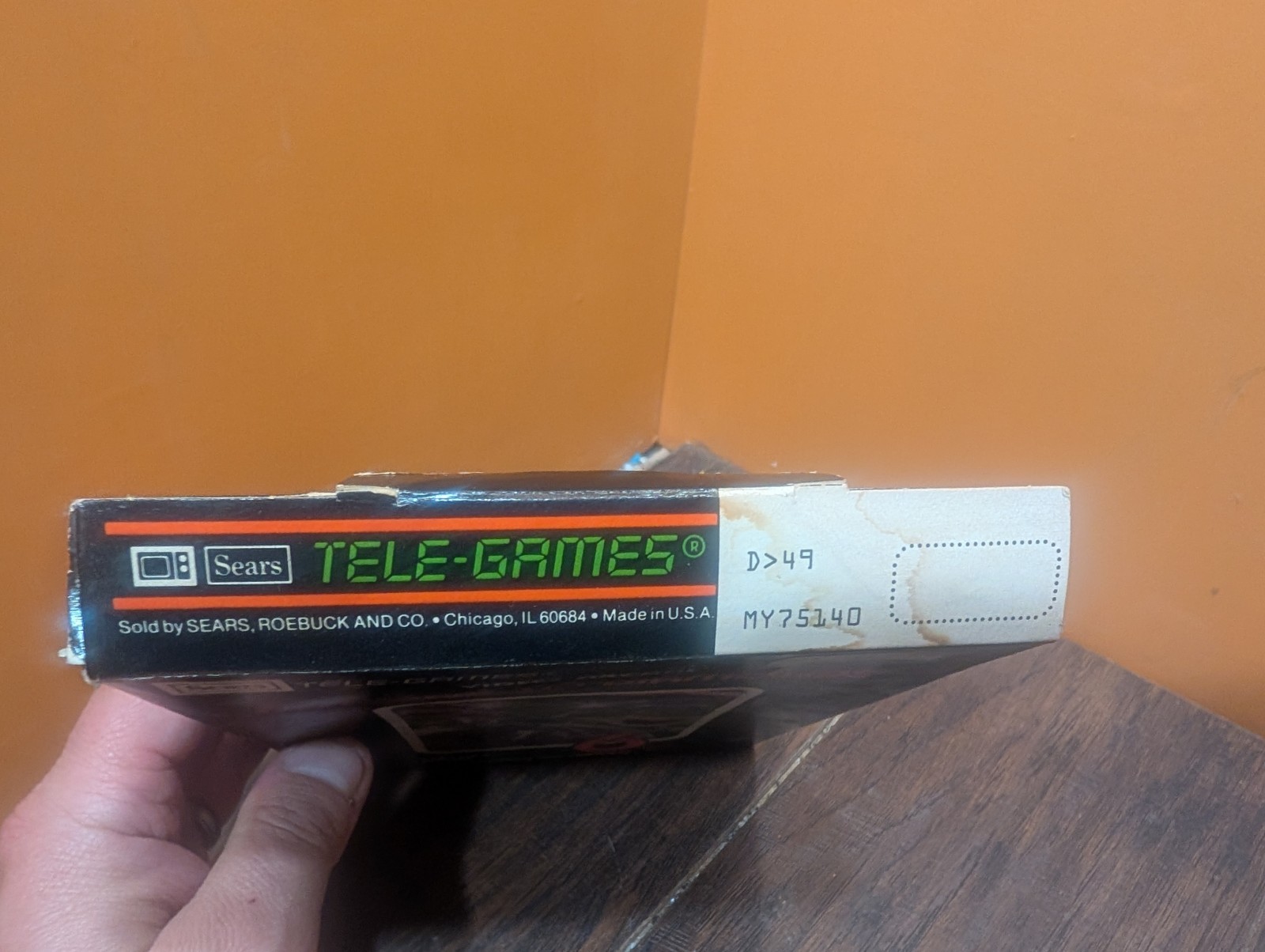 RARE CIB Demons to Diamonds Sears Tele-Games Atari 1982 6 Video Game Black Box