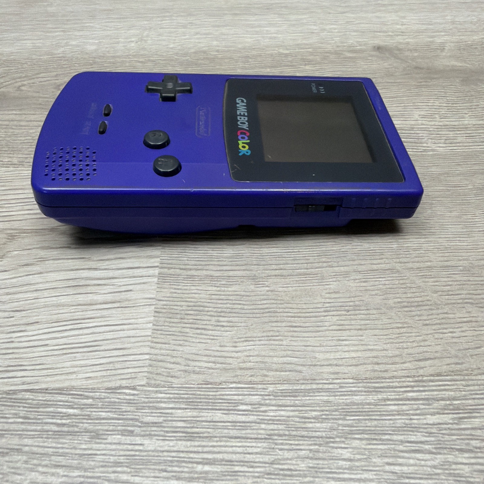 Nintendo Game Boy Blue Handheld System CGB-001 Battery Powered W/ Tetris Game
