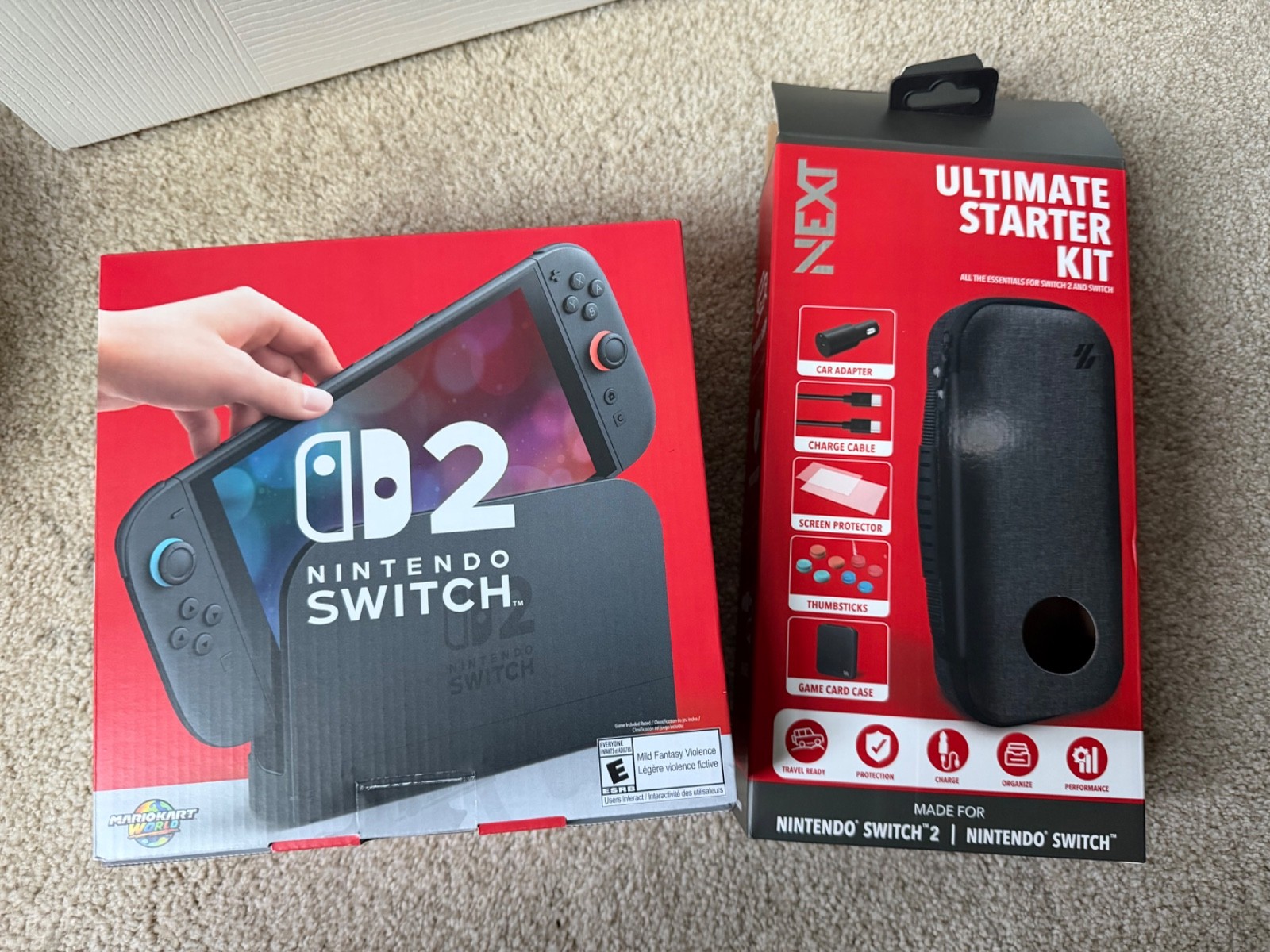 nintendo switch 2 mario kart bundle W/ games