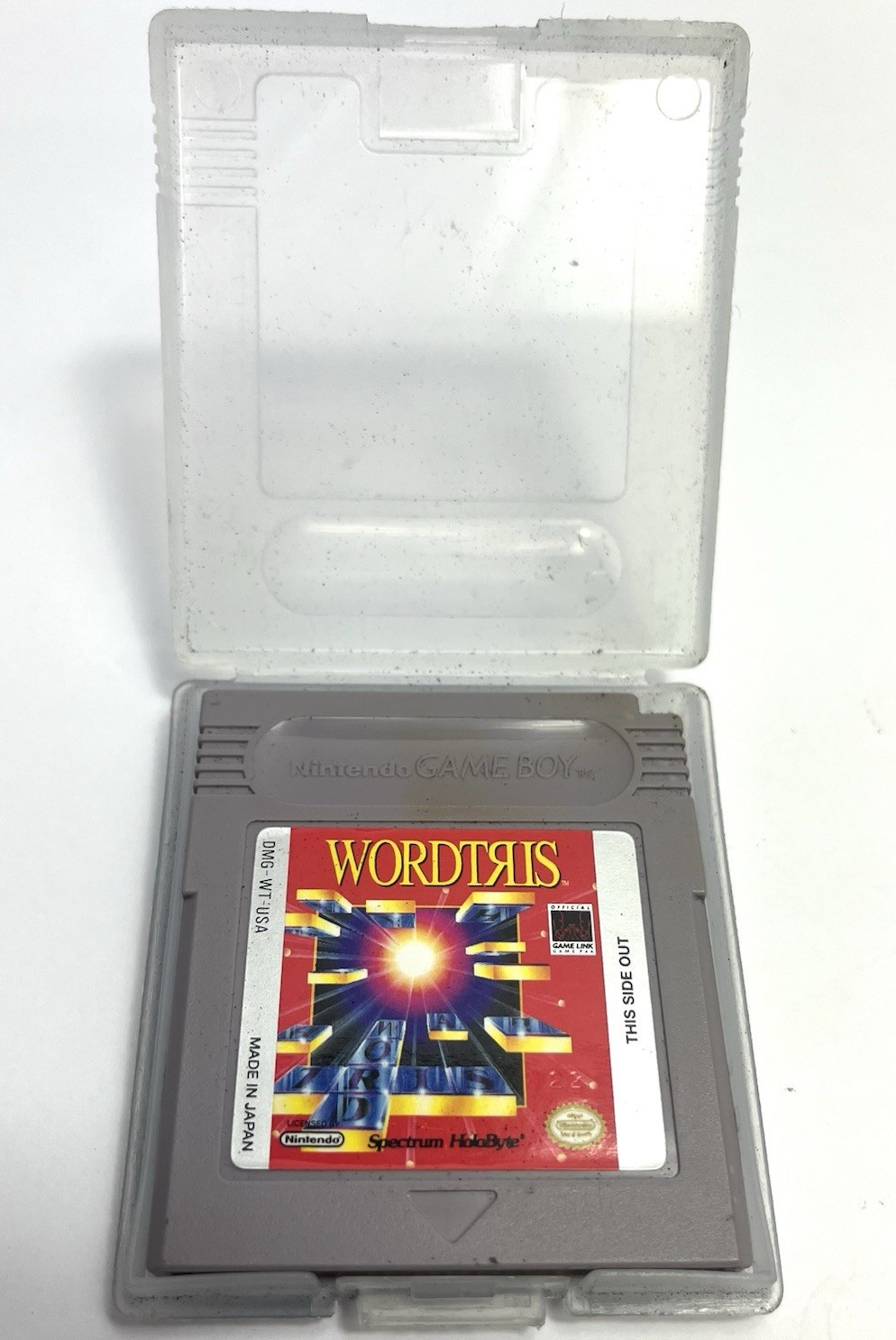 Nintendo Game Boy Wordtris Authentic Game Cartridge w/ Protective Case