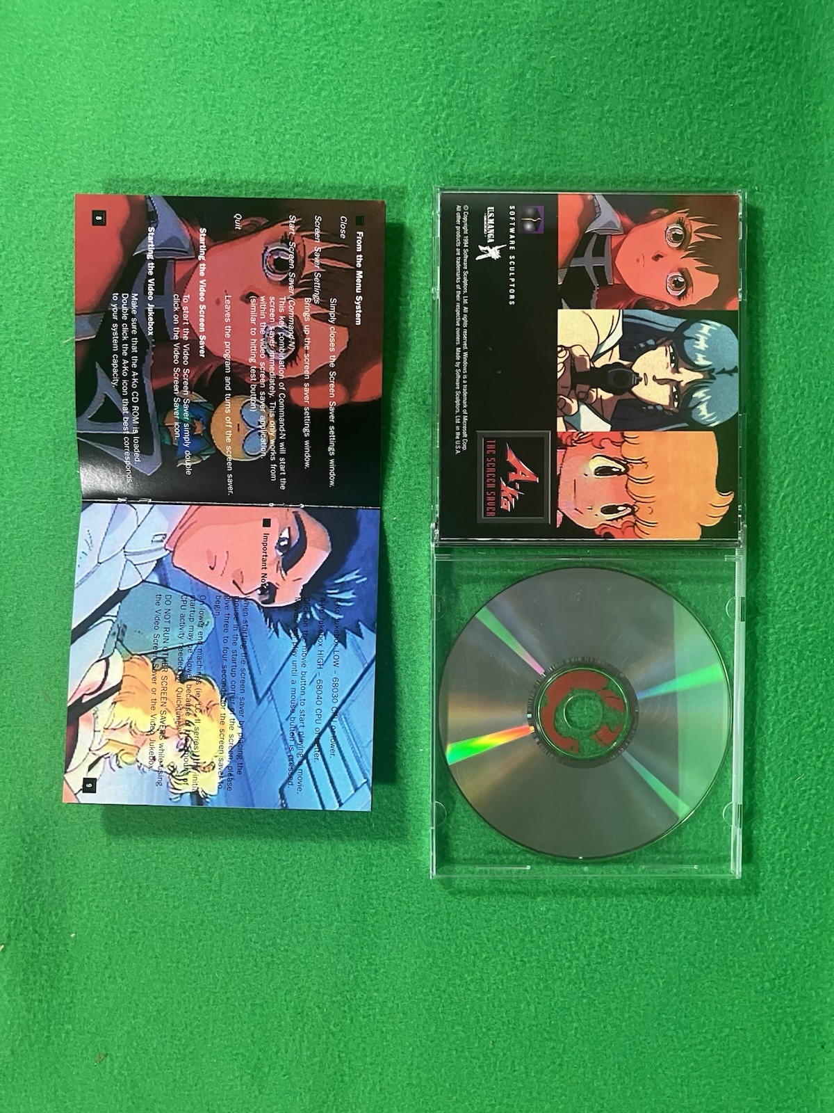 Project A-Ko PC Screen Saver – Big Box CD Anime Software – U.S. Manga – WIN/MAC