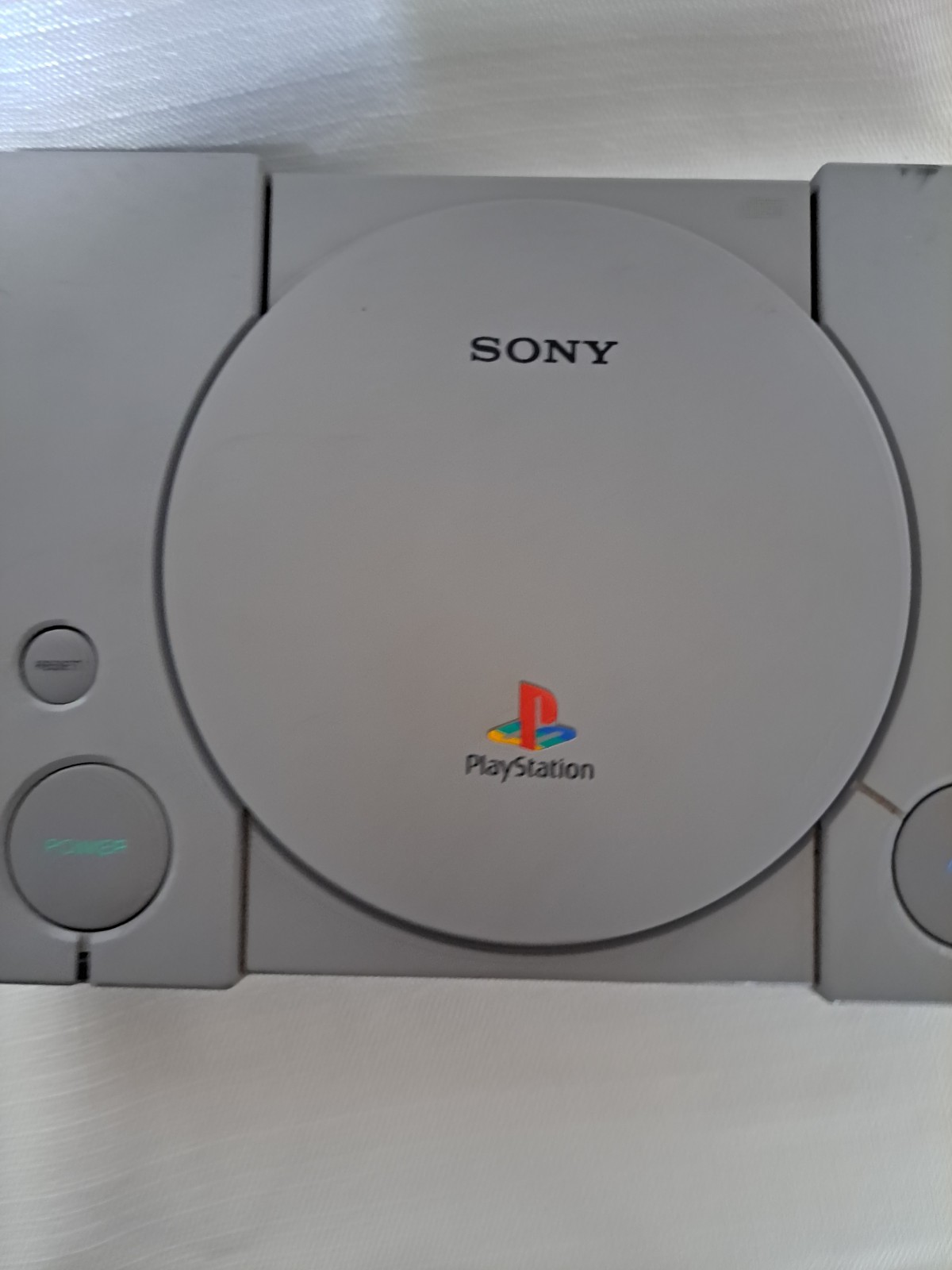 RARE!!! playstation 1 & sega saturn universal light gun new open box+ps1 console
