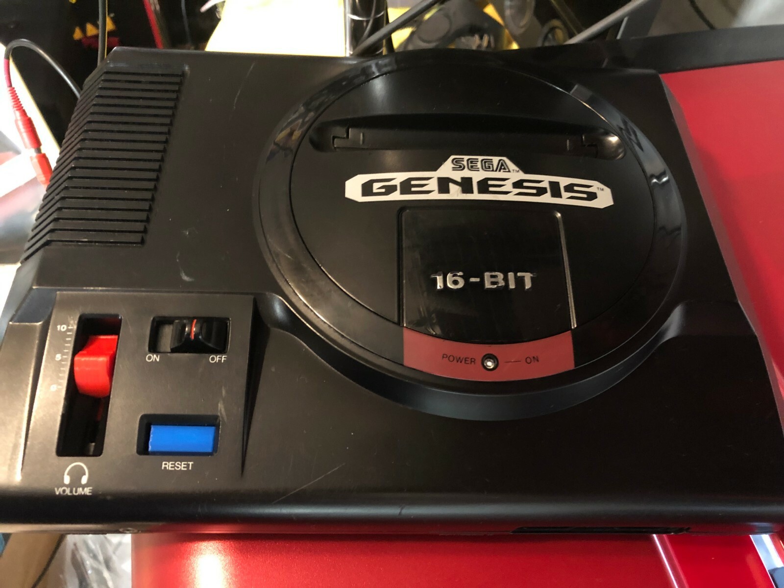 Sega Genesis 3D Printed volume Slider & Reset Button your choice of color ! !