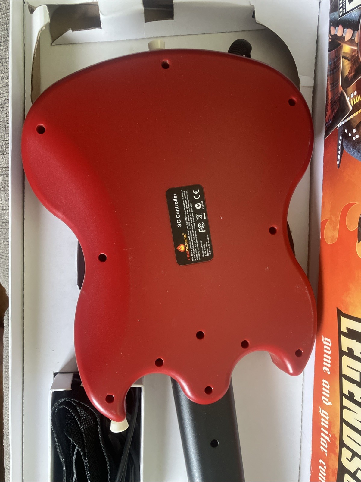 Guitar Hero III Playstation 2 Legends Of Rock Red With Box PSLGH Redoctane