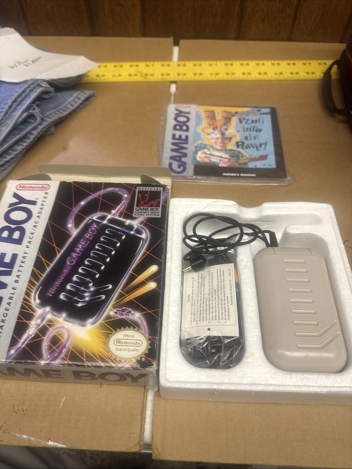 Nintendo Game Boy Rechargeable Battery Pack /AC Adapter – CIB