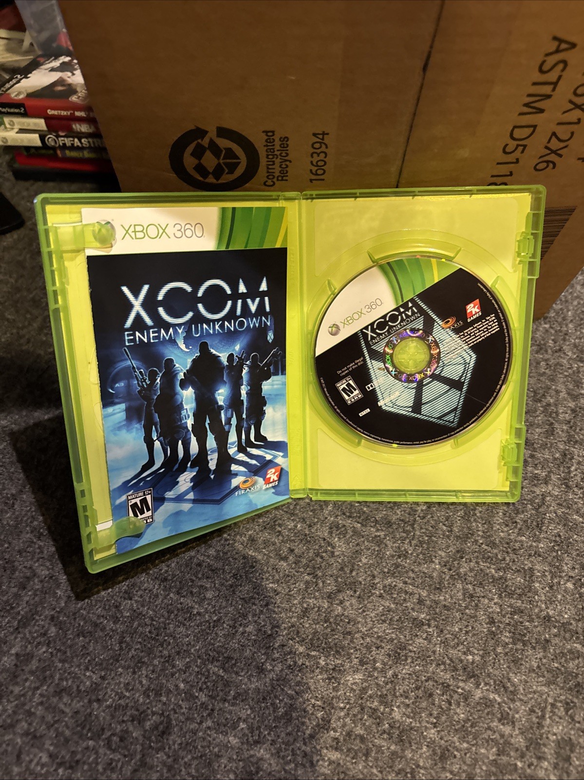 XCOM Enemy Unknown Microsoft Xbox 360 Complete cib manual