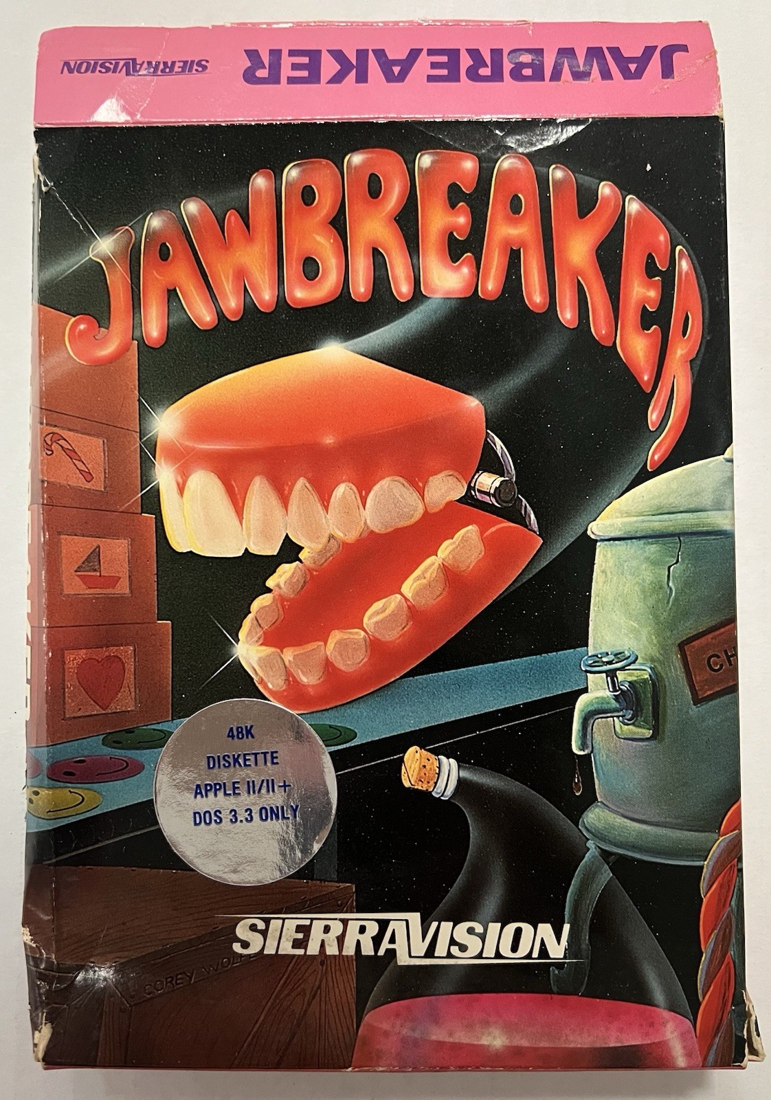 Jawbreaker (Sierra Online Inc 1981) Apple II – 48K Diskette – CIB – Vintage Rare