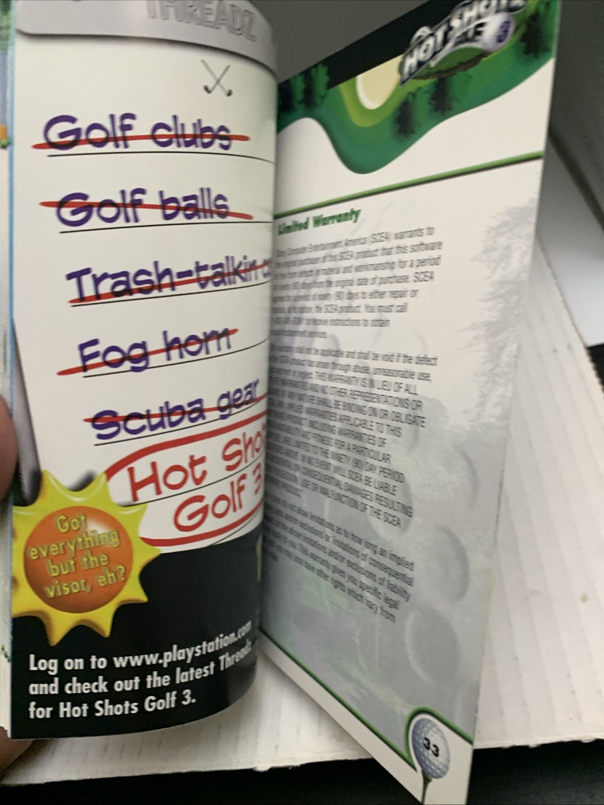 Mint Condition Hot Shots Golf 3 (Sony PlayStation 2 PS2) Compete More In Store