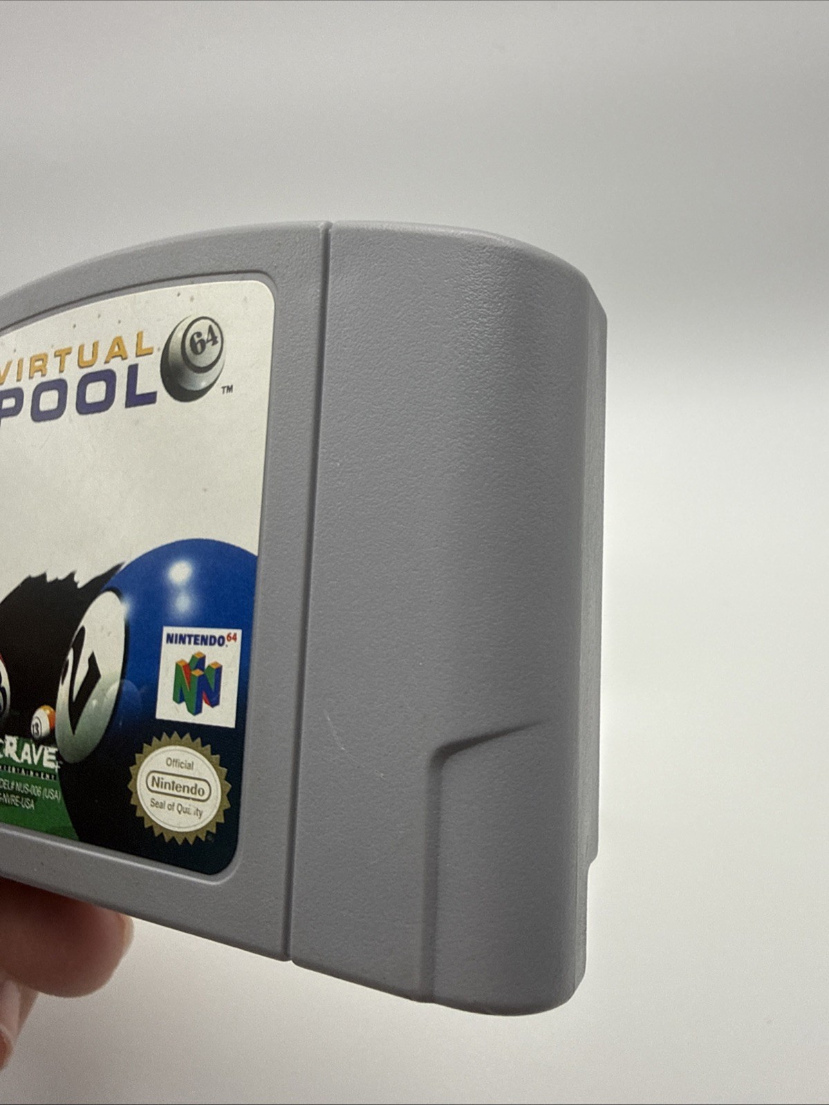 Nintendo 64 Virtual Pool 64 N64 Authentic OEM Cartridge Only Tested