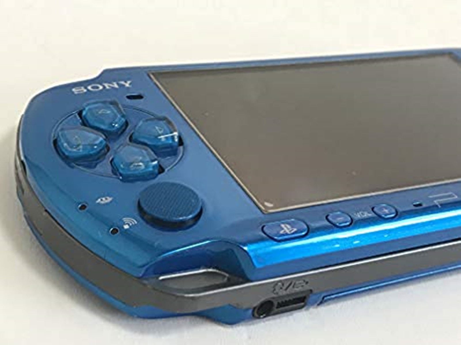 SONY PSP Playstation Portable Vibrant Blue PSP – 3000 VB Cable Console Set