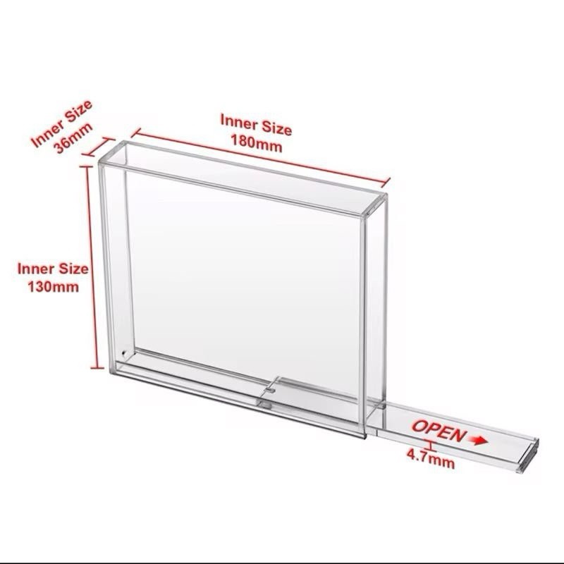 Acrylic Display Case for Nintendo 64 / N64 & SNES Video Games Protective Case